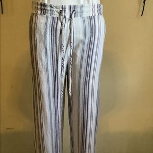 Palazzo strip pants